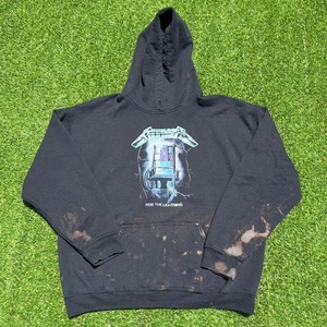 Sudadera con Capucha Distressed Metallica “Ride the Lightning” Talla Grande - Imagen 1 de 8