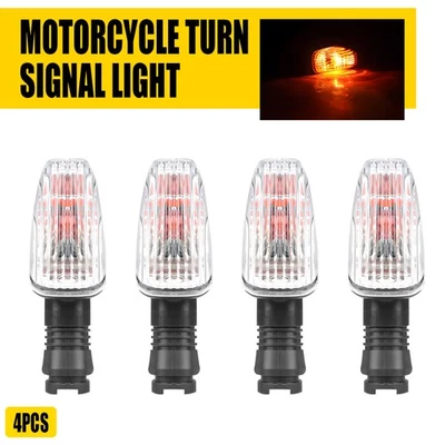 Motorcycle Amber Indicator Turn Lamp Signal Lights For Kawasaki Z750 2007-2009 - Image 1 of 4