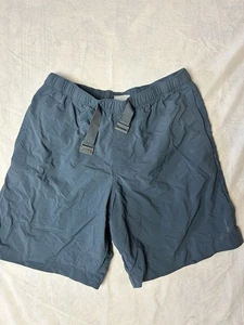 Columbia Shorts Mens small Swim Trunks Elastic belted Waist Blue - Picture 1 of 4