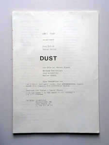 Dust - Trevor Howard - Jane Birkin - Nadine Uwampa - Presseheft + 1 Pressefoto - Picture 1 of 1