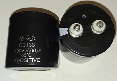 Jianghai CD138 - 400V 2000μF - Condensador electrolítico de alta calidad Foto 1 de 4