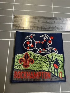 DE COLECCIÓN BOY SCOUTS PARCHE CACHORROS RETRO POWELL AVENTURER GUÍAS ROCKHAMPTON P - Imagen 1 de 2