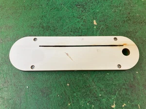 Powermatic 63 Table Saw Zero Clearance Throat Plate measures 13-3/8" x 3-3/4" - Picture 1 of 11