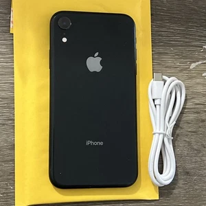 Apple iPhone XR - 64 GB (Factory Unlocked) Black - Smartphone - Picture 1 of 7