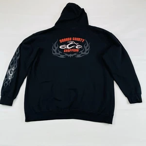 Sudadera con capucha vintage Y2K Orange County Choppers OCC negra talla: XXL - Imagen 1 de 15