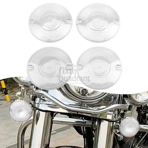 4pcs Turn Signal Light  Lens Covers For Harley Touring Electra Road Tour Glide - Picture 1 of 24