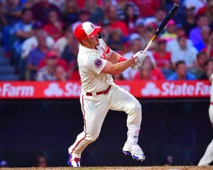 8x10 Photo MIKE TROUT Los Angeles Anaheim Angels MVP - Picture 1 of 1