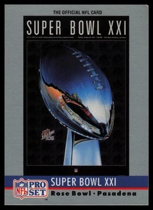 1990 Pro Set #21 Super Bowl Super Bowl Collectibles - Picture 1 of 2
