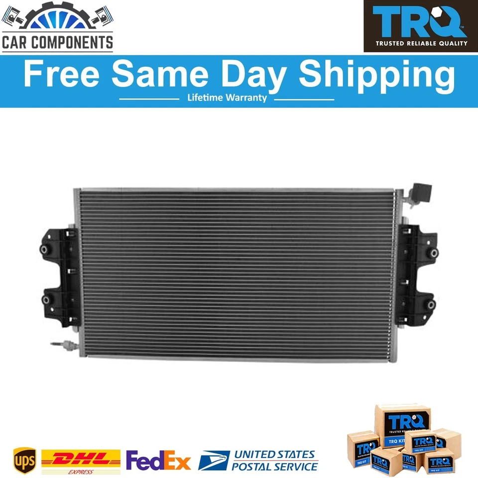 TRQ AC Condenser A/C Air Conditioning For 2003-2022 Chevrolet Express 1500 Van Foto 1 de 4