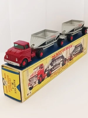 Matchbox Lesney Major Pack M-4 Fruehauf Hopper Train, Mint in Mint crisp box.  - Image 1 of 4