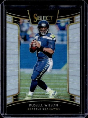 2018 Select Russell Wilson Silver Prizm Concourse #46 Seahawks - Imagem 1 de 2