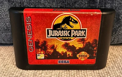 Jurassic Park (Sega Genesis, 1993) Tested and Working! - Image 1 of 4