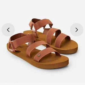 NWT Women's Rip Curl P-Cruz Sandal with heel strap color Ginger size 10 - Picture 1 of 8