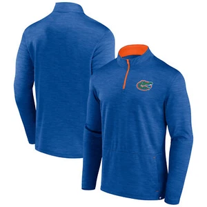 Men's Fanatics Royal Florida Gators Classic Homefield Quarter-Zip Top - Picture 1 of 3