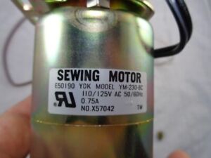 Brother XR-40 sewing machine replacement part MOTOR YDK YM-230-8C
