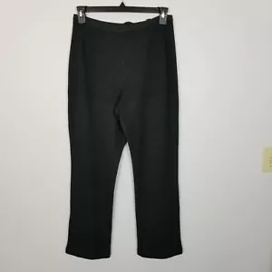 BROOKS BROTHERS Women's 100% Wool Straight Leg Pants ~ Deep Gray/Black ~ Size 8 - Picture 1 of 5