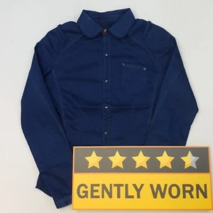 G-Star Western Shirt Snap Popper MEDIUM (FITS LIKE SMALL) SLIM Stretch Womens - Picture 1 of 10