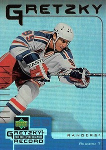 1999-00 McDonald's UD Gretzky Performance for the Record #7 Wayne Gretzky