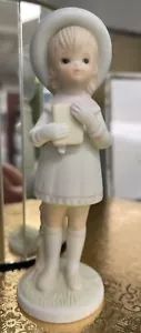 Vtg 1982 Lefton 5” Communion Girl Cake Top Gift Figurine NEW - Picture 1 of 5