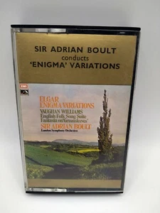 Sir Adrian Boult Conducts Enigma Variations Elgar EMI 1971 Cassette - Picture 1 of 5