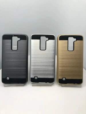 For LG K8/ PHOENIX 2 / ESCAPE 3 HYBRID CASE COVER Protector - Image 1 of 4