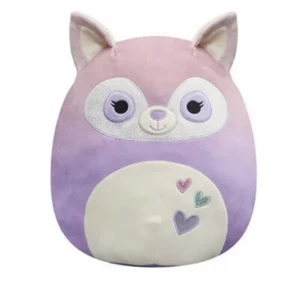 Squishmallows 14" Chaitra Purple Lemur HEARTS 2023 Kellytoy New Original Cute! - Picture 1 of 2