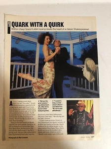 1995 Quark With A Quirk Vintage Article Ephemera Armin Shimerman Star Trek ART2 - Picture 1 of 3