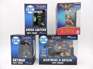 DC ViniMates LOT Batman GREEN LANTERN Nightwing & Batgirl WONDER WOMAN figures