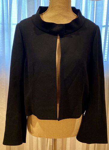 SAINT LAURENT (YSL) FAVOLOSA GIACCA CORTA YVES SAINT LAURENT ELEGANTE STILE UNICO MANICHE LARGHE M