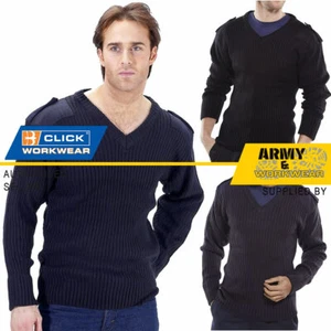 Seguridad Ejército Portero Militar Nato Jersey Grueso Rib Punto Cálido Calidad - Imagen 1 de 4