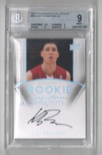 2011-12 Upper Deck Exquisite Klay Thompson Rookie  Auto Rc Rookie Card BGS 9