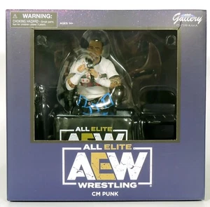 CM Punk AEW Gallery Diorama Diamond Select Toys All Elite Wrestling (SEALED) - Picture 1 of 7