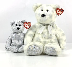 Ty Beanie Buddy and Beanie Baby The Beginning Bear Bean bag Plush New With Tags - Picture 1 of 12