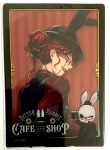 Black Butler Bitter Rabbit Cafe and Shop Clear Card Grell Sutcliff Yana Toboso - Picture 1 of 1