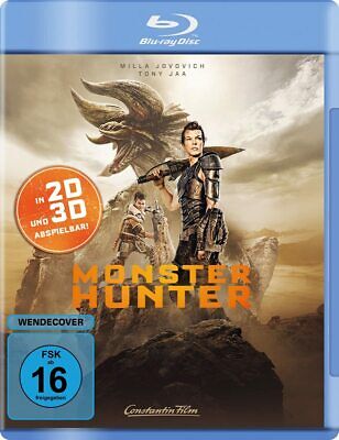 Monster Hunter (3D + 2D ) Milla Jovovich Bluray Region B New Sealed • 16.58€