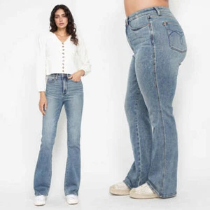 Judy Blue HW Medium Wash Tummy Control Bootcut Jeans 88783 - Picture 1 of 27