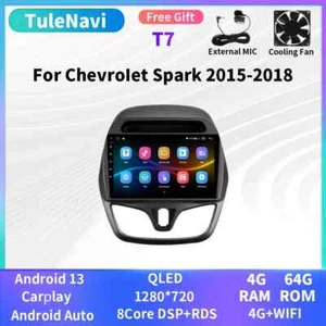 Reproductor GPS pantalla radio coche Android CarPlay para Chevrolet Spark Beat 2015-2018 - Imagen 1 de 32