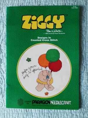 vintage Ziggy Paragon Needlecraft book 5080 Tom Wilson 1982 - Image 1 of 4