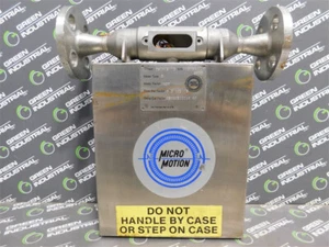 USED Micro Motion DS040S113 Mass Flow Sensor 1/2" 150# 7639 Meter Factor - Picture 1 of 9