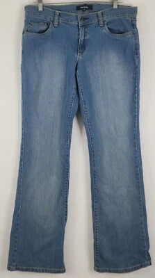 Daisy Fuentes Moda Womens Bootcut Jeans Size 12 Light Wash - Image 1 of 4
