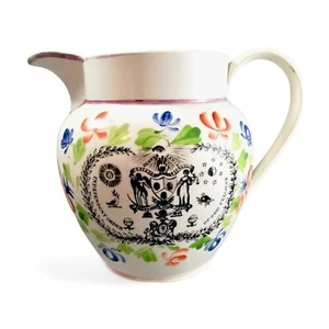 Antique Victorian jug with Masonic designs, Independent Order of Odd Fellows - Picture 1 of 21