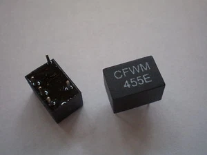 LTM455EW CFWM455E MURATA EQUIV FILTER 15 KHZ TOTAL BW 455KHZ 5 LEG - Imagen 1 de 1