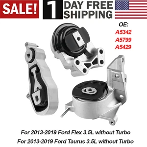 3PCS Engine &Trans Mount for 2013-2019 Ford Flex Taurus 3.5L A5342 A5799 A5429 - Picture 1 of 11