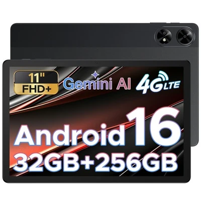 DOOGEE TabG6+ Android 16 Tablet 11 Zoll 32GB+256GB 8000mAh Gemini AI Octa Core - Bild 1 von 4