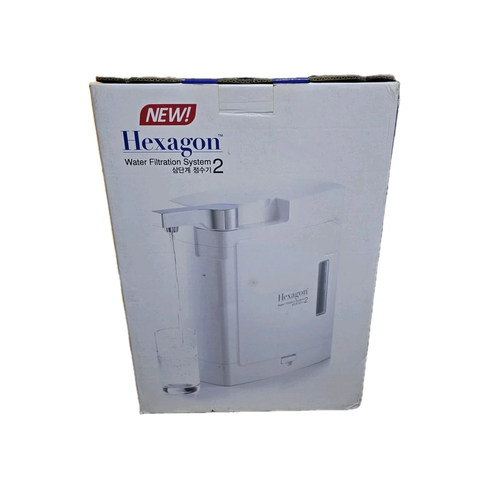 Sistema de filtragem de água Cosway Hexagon 2 contador de água alcalina rico em hidrogênio - Imagem 1 de 4