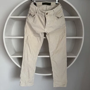 Herren Cordhose HANDVERLESEN Orvieto weiß Größe 33 - Bild 1 von 15
