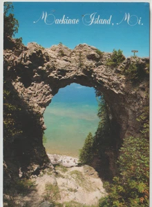 Tarjeta postal vintage impresa de Mackinac Island, Michigan, A Perrin 2W23 - Imagen 1 de 2