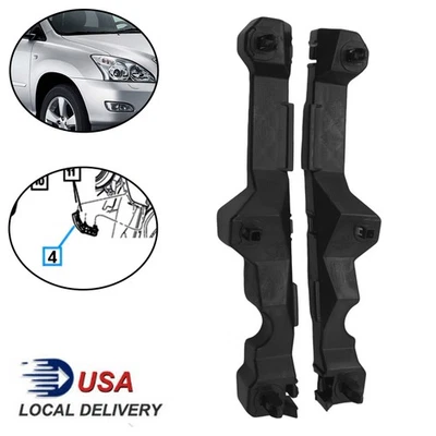 2PCS For 2004-2006 Lexus RX330 Front Right Left Bumper Brackets Support Retainer Foto 1 de 4