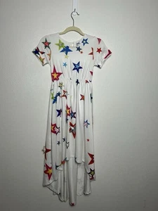 Lola And The Boys Hi Low Rainbow Stars Girls Dress Size 10 - Picture 1 of 4