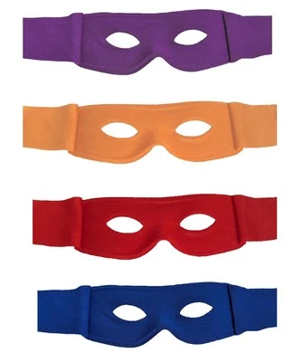Turtle Half Face Eye Mask Masquerade Ninja Fancy Dress Costume Accessory - Image 1 of 3